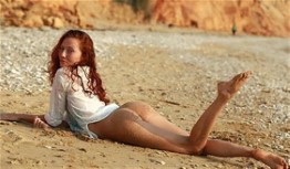 Luxurious Romanian Girl Angelique Panties Pictures