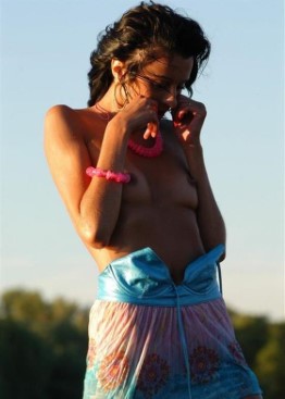 Elite Polish Girl Meadow Bikini Pics